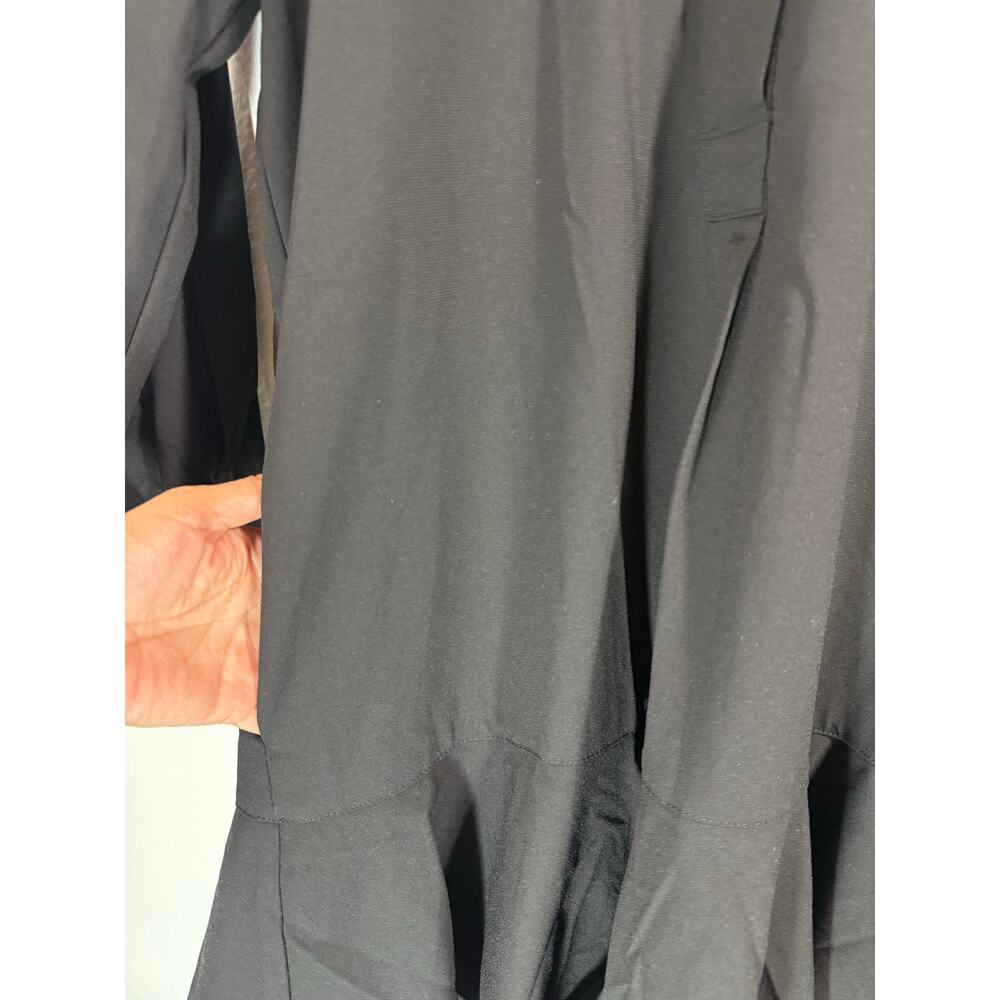 NWOT Pomander Place x Tuckernuck Black Crepe Callahan Shirt Dress Long Sleeve L - Picture 10 of 14
